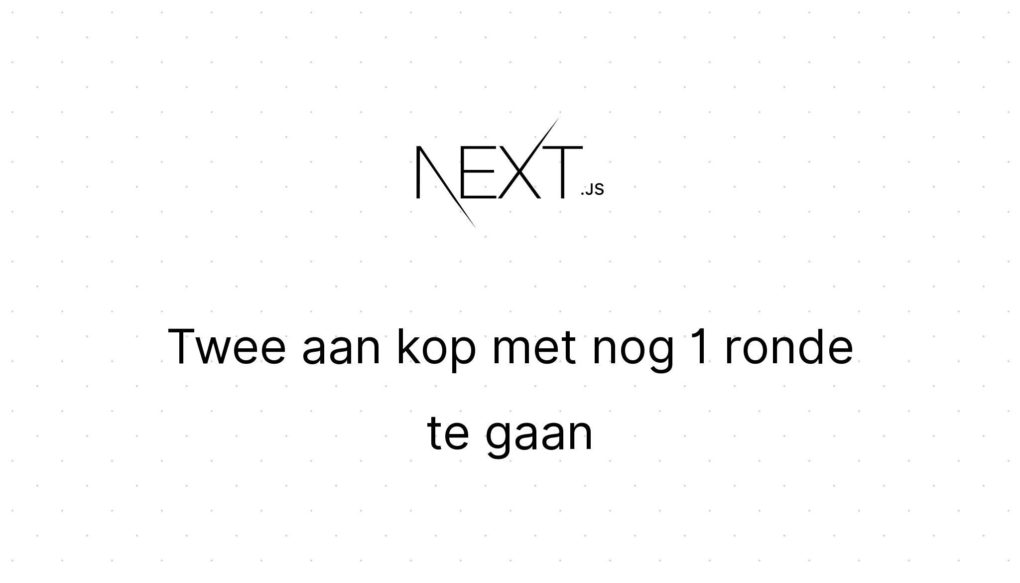 Twee aan kop met nog 1 ronde te gaan | Schaak Genootschap Amersfoort